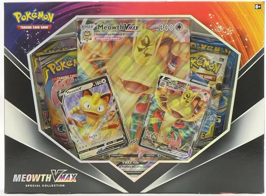 Pokemon Company TCG: Meowth Vmax Collection Box