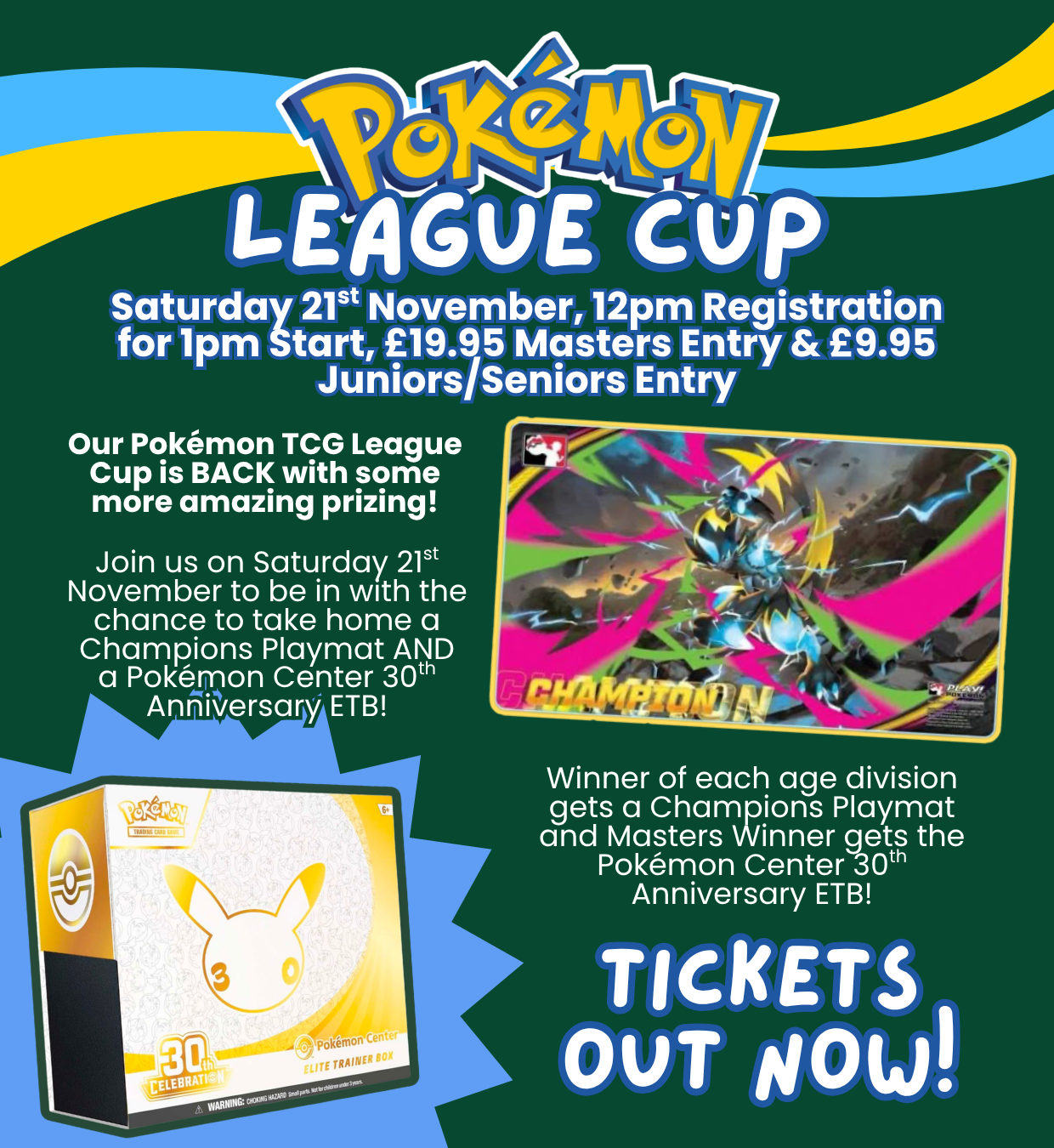 21/11/2026 TICKET - Pokémon TCG: Official Pokémon Cup