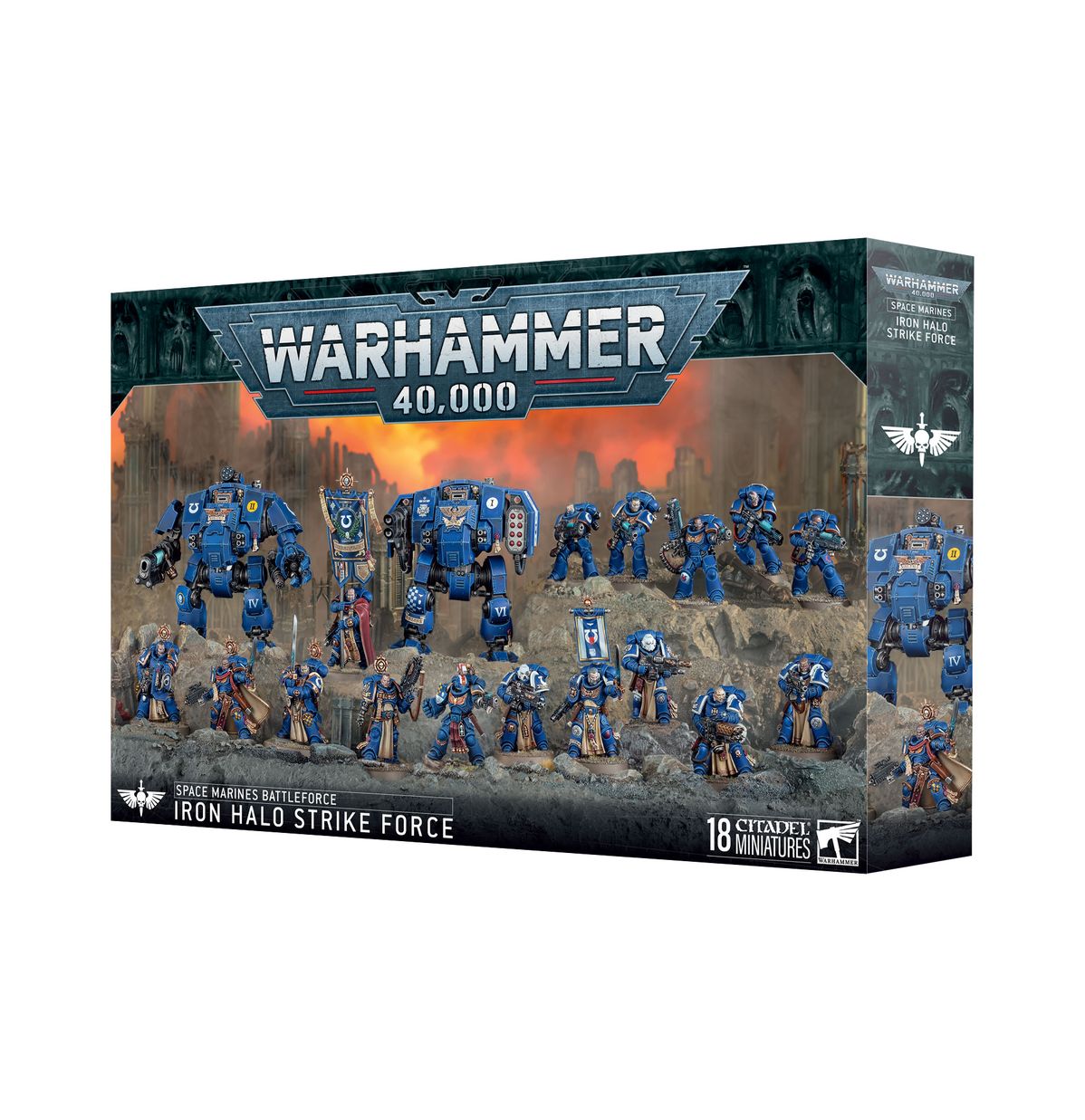 PRE-ORDER - Warhammer 40K - Space Marines Battleforce: Iron Halo Strike Force