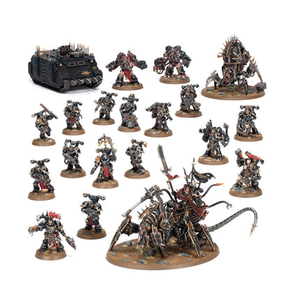 PRE-ORDER - Warhammer 40K - Chaos Space Marines Battleforce: Hellforged Warband