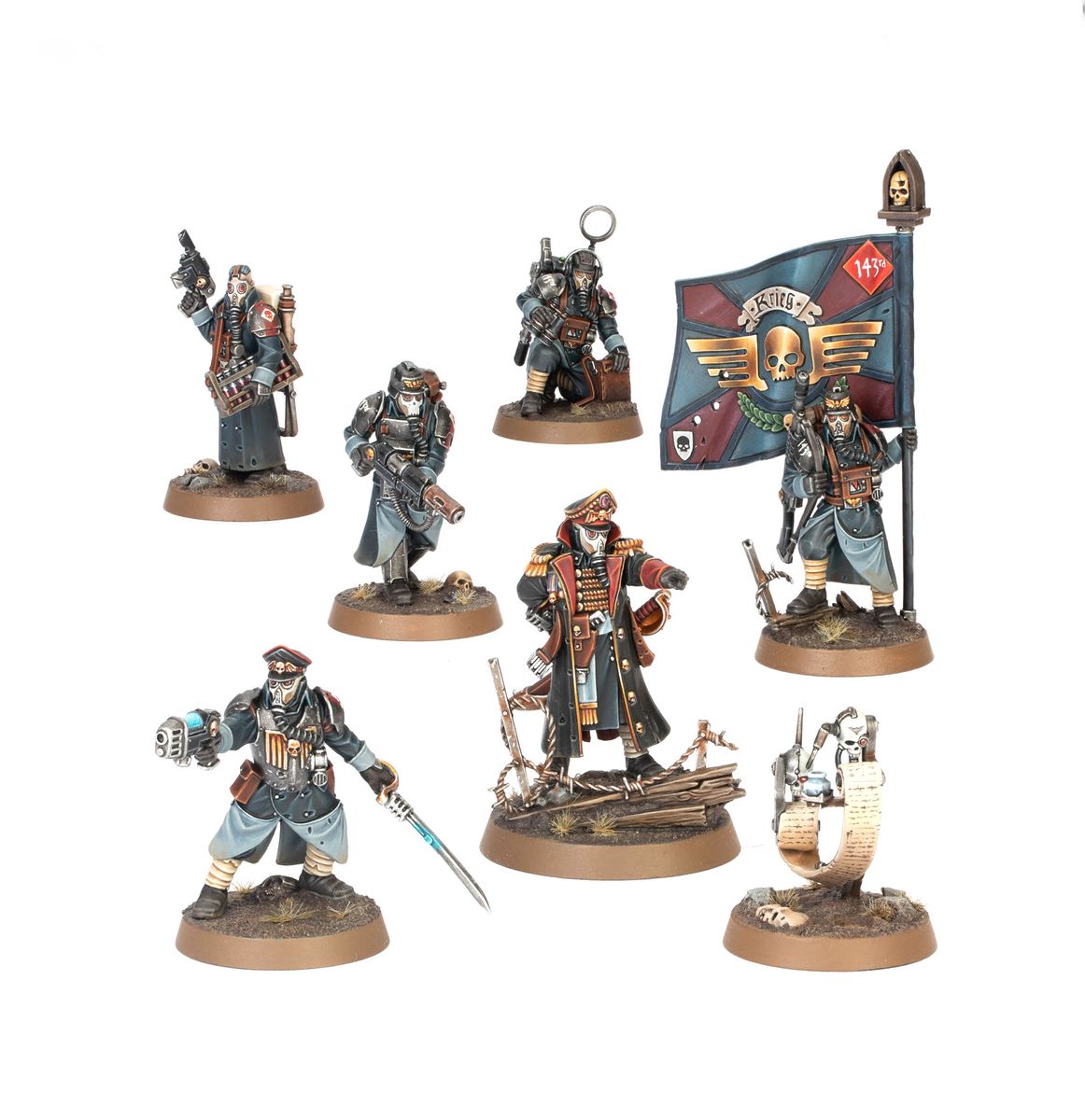 Warhammer 40K - Astra Militarum: Krieg Command Squad