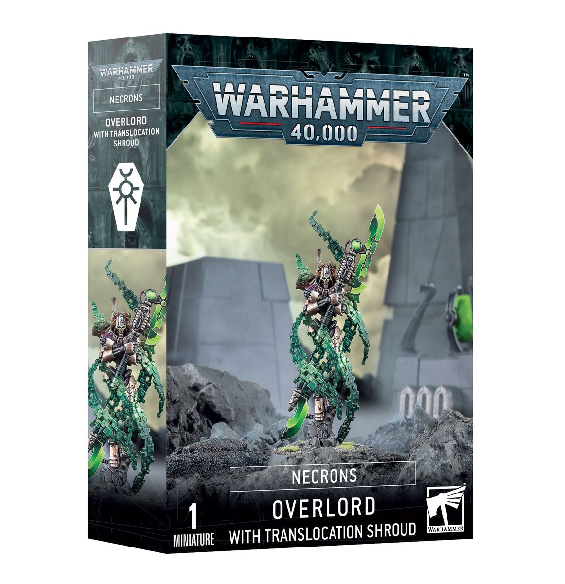 Warhammer 40K - Necrons: Overlord with Translocation Shroud