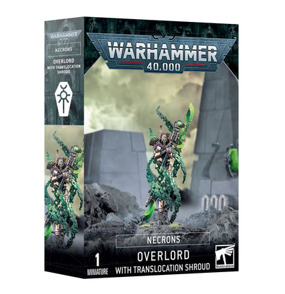 Warhammer 40K - Necrons: Overlord with Translocation Shroud