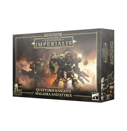 Warhammer: Legions Imperialis: Mechanicum Questoris Knights Magaera and Styrix