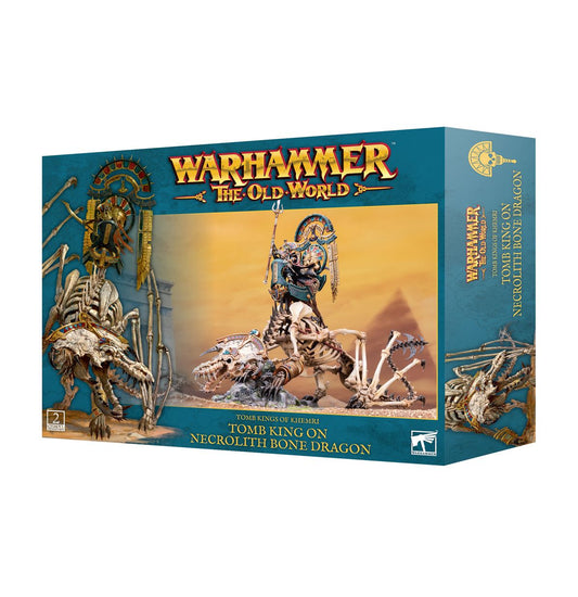 Warhammer The Old World: Tomb King On Necrolith Bone Dragon