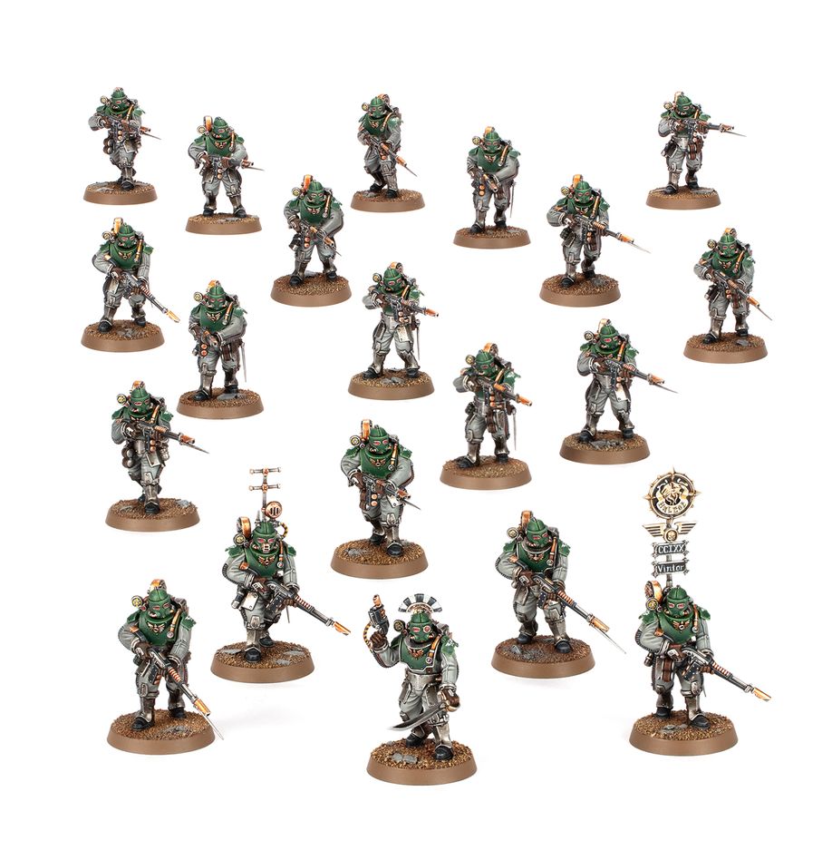 Warhammer THH: Solar Auxilia - Lasrifle Section