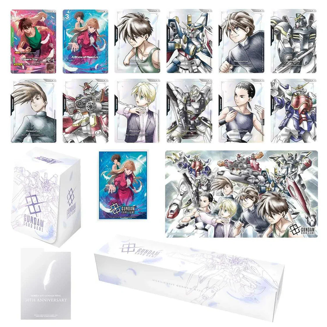 Gundam Card Game: Premium Accessory Set - Mobile Suit Gundam Wing PB01