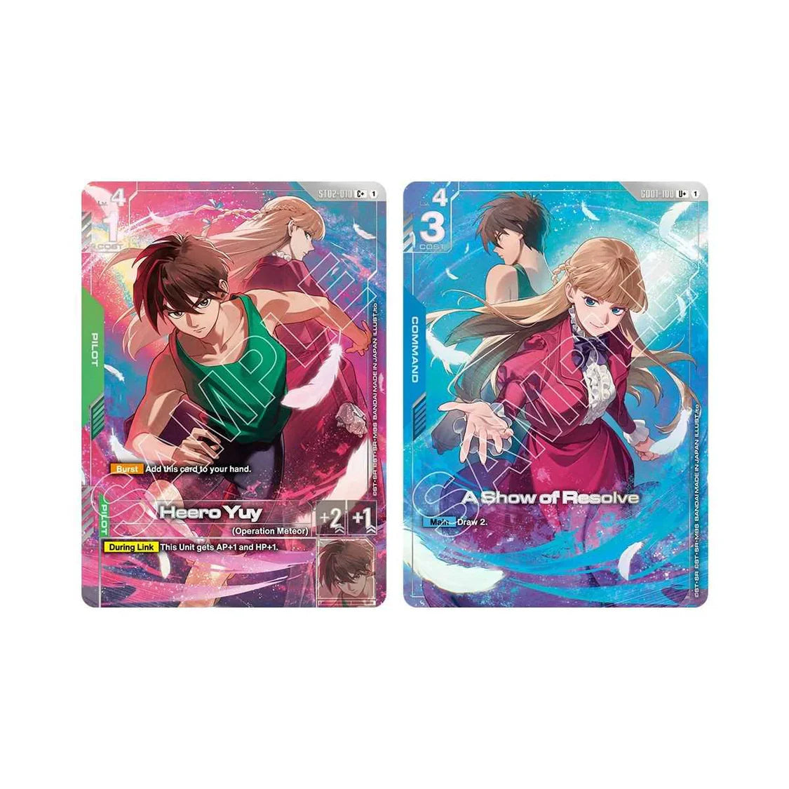 Gundam Card Game: Premium Accessory Set - Mobile Suit Gundam Wing PB01