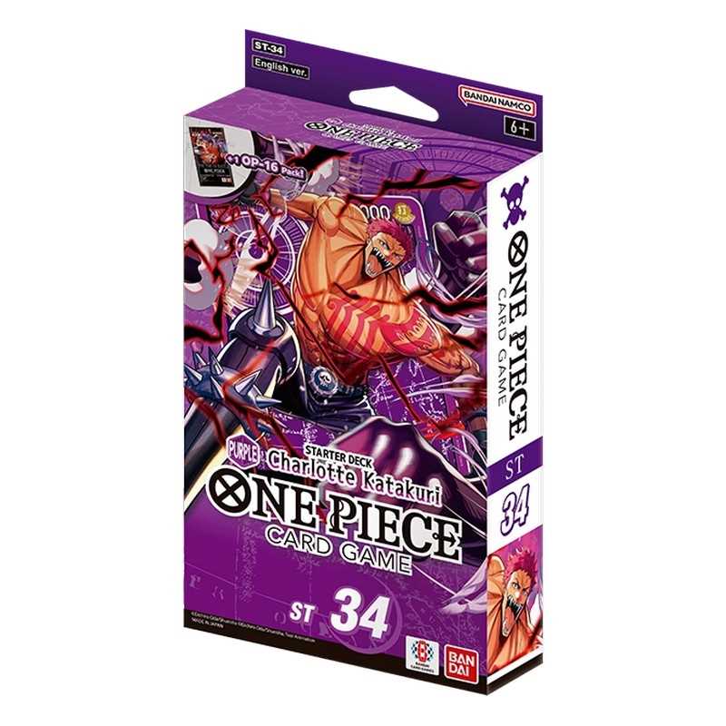 PRE-ORDER: One Piece TCG - Starter Deck ST34 - Charlotte Katakuri