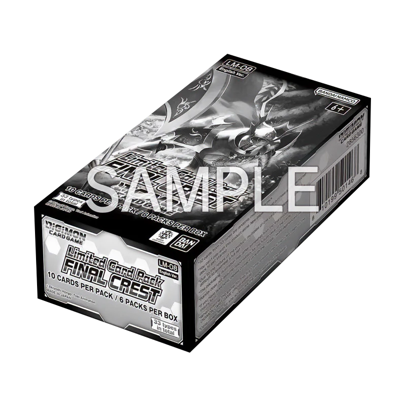 Digimon Card Game: Limited Card Pack - Final Crest LM-08 Booster