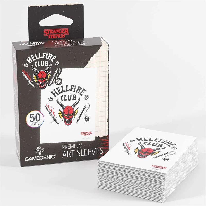 Gamegenic: Stranger Things - Hellfire Club Art Sleeves - Standard Size