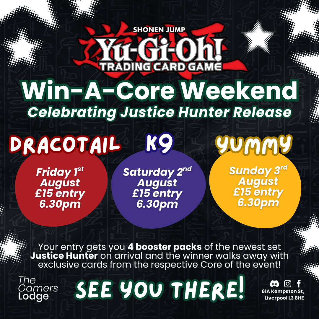 01/08/25 - Yu-Gi-Oh! Win a Core Set Event Ticket - Dracotail