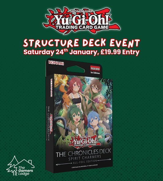 24.01.26 Yu-Gi-Oh! Spirit Charmers Sealed Deck Event Ticket