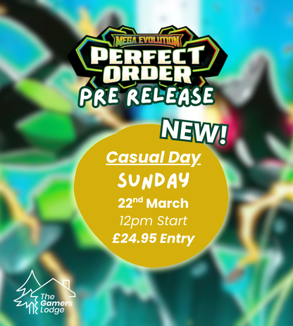 Pokémon TCG: Perfect Order Build & Battle Pre-Release 4 - Sunday 22nd March CASUAL