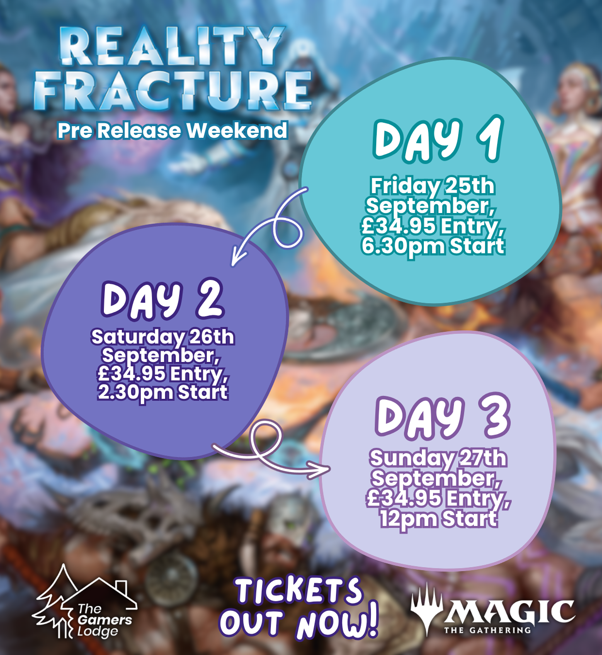 MTG Pre Release Weekend! Reality Fracture Sunday 27th September