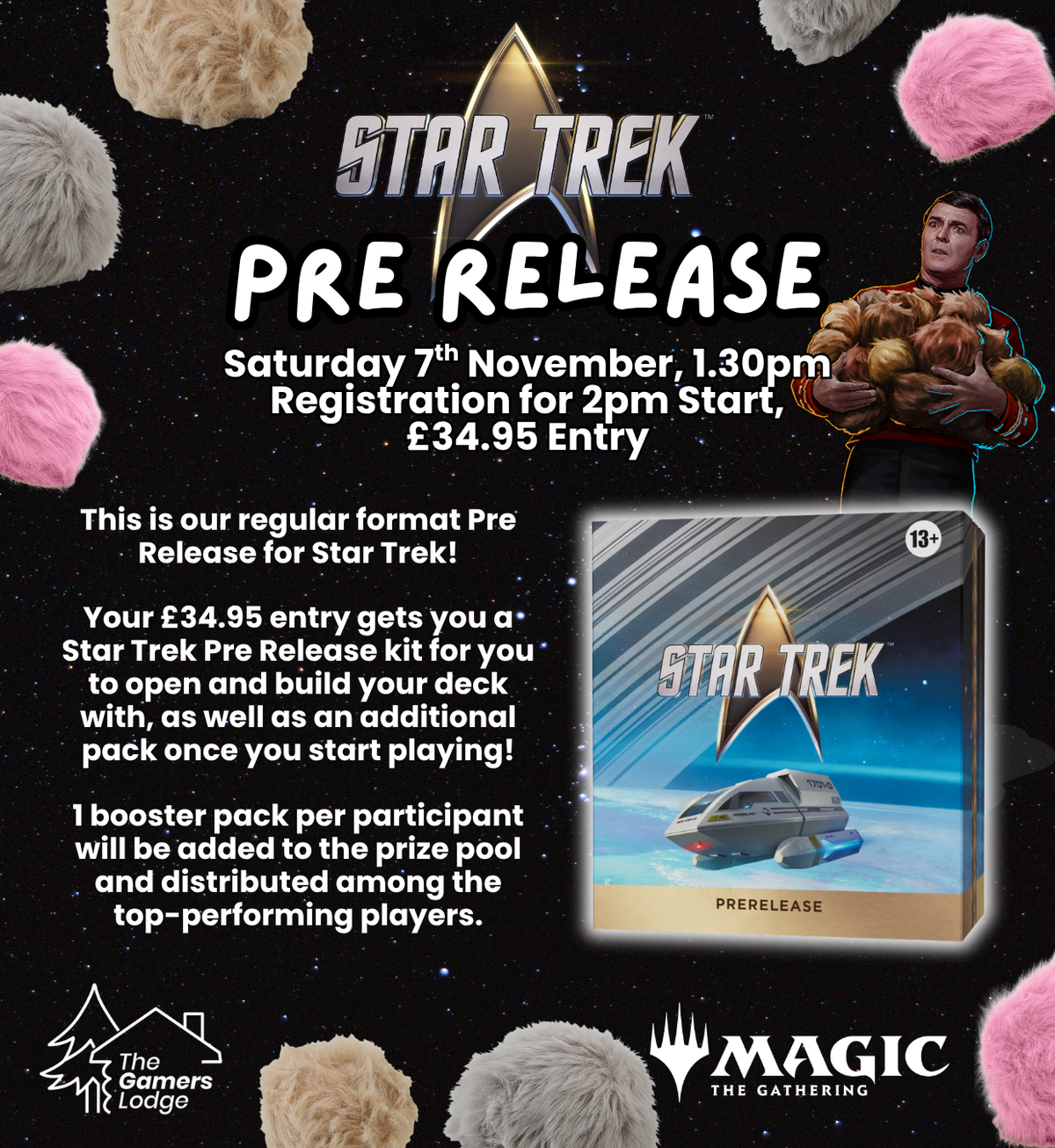 TICKET: MTG - Star Trek Pre-Release Weekend - Saturday 7th November 2026 