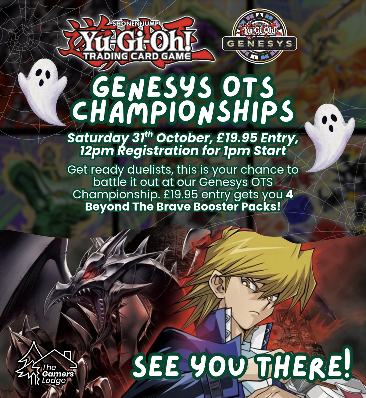 TICKET: Yu-Gi-Oh! TCG - Beyond The Brave GENESYS OTS - Saturday 31st October