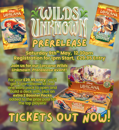 09.05.26 Lorcana TCG Pre Release Event - Wilds Unknown