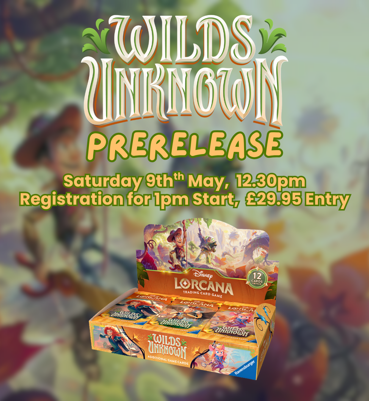 09.05.26 Lorcana TCG Pre Release Event - Wilds Unknown