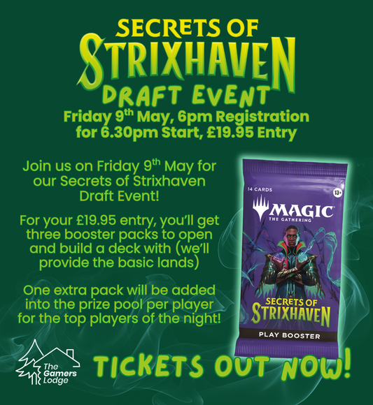 MTG Secrets of Strixhaven Draft Event - Friday 8th May 2026 
