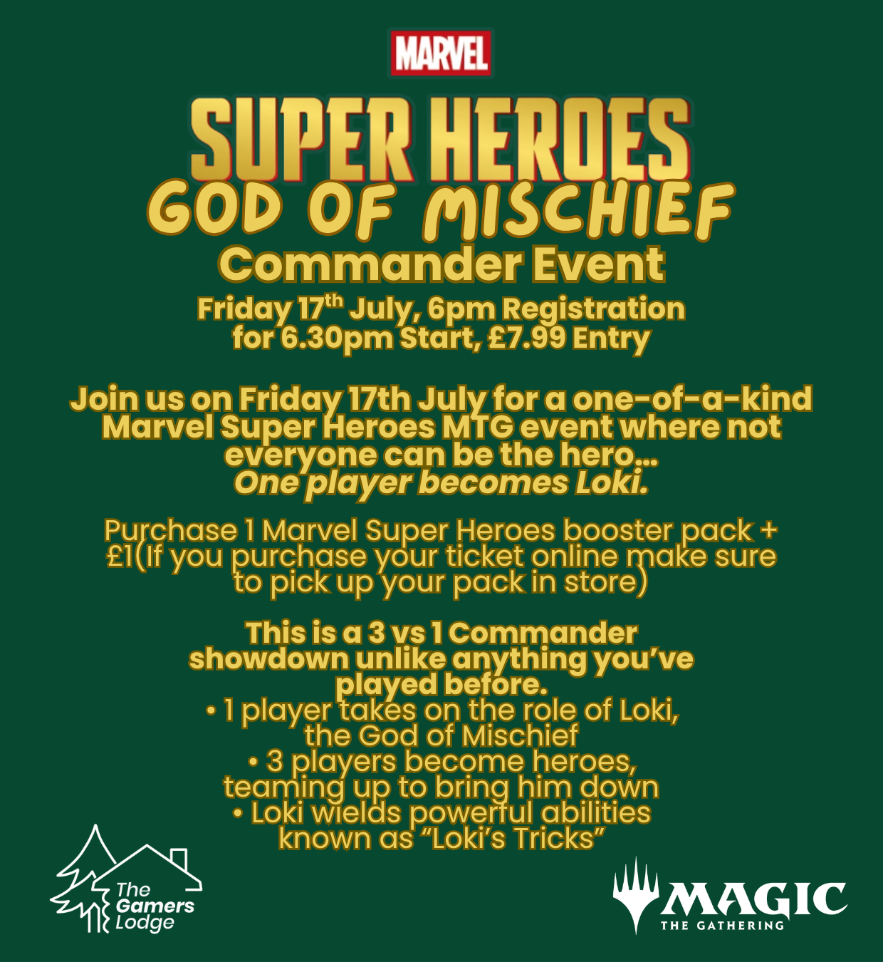 17.07.26 MTG: God of Mischief Commander Event 