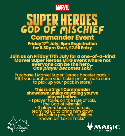 17.07.26 MTG: God of Mischief Commander Event 