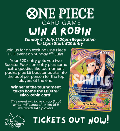 05/07/2026 - Win A Nico Robin Event - Ticket