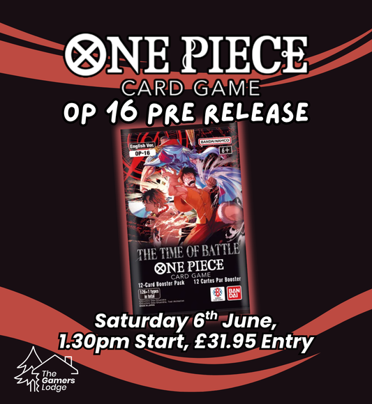 06/06/26 Saturday - Pre Release One Piece OP16 - Ticket
