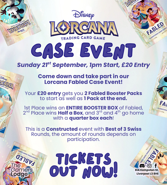 21.09.25 Event - Lorcana Case Event Set 9 fabled