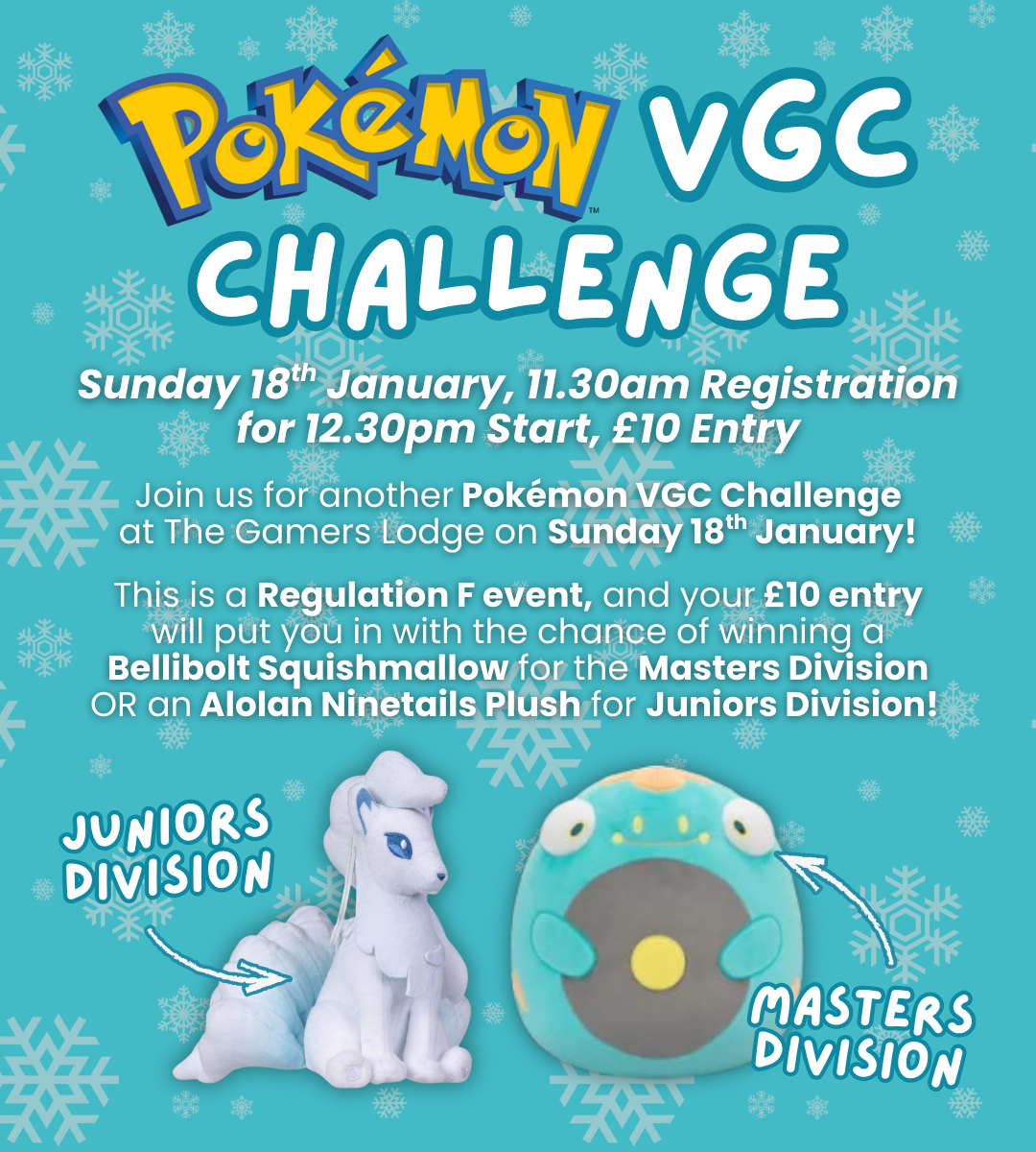 18/01/2025 - Pokemon VGC Challenge Event Ticket