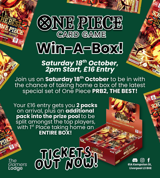 18.10.2025 ONE PIECE THE BEST PRB2 Win-A-Box Event Ticket