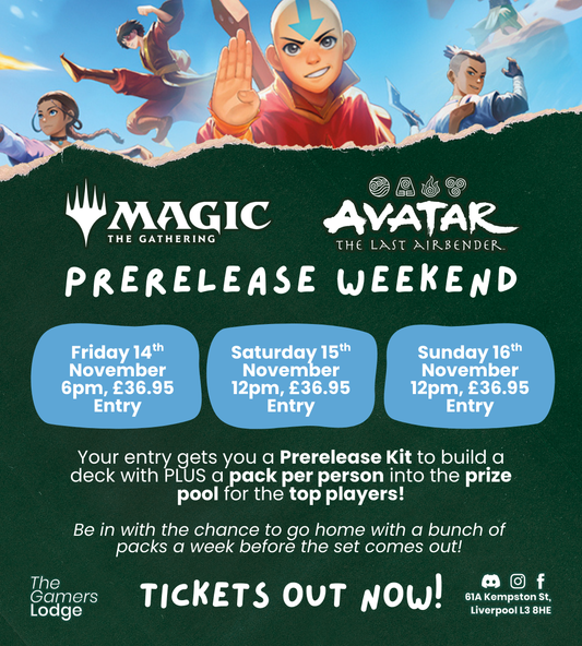 MTG: Avatar Last Airbender - Pre-Release Weekend, Friday 14th November 