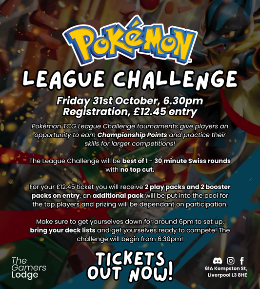 Pokémon TCG - Official Pokémon League Challenge! - 31st October 2025