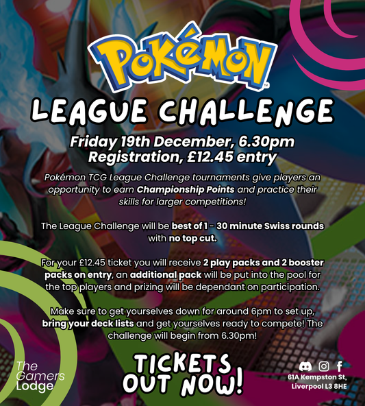 Pokémon TCG - Official Pokémon League Challenge! - 19th December 2025