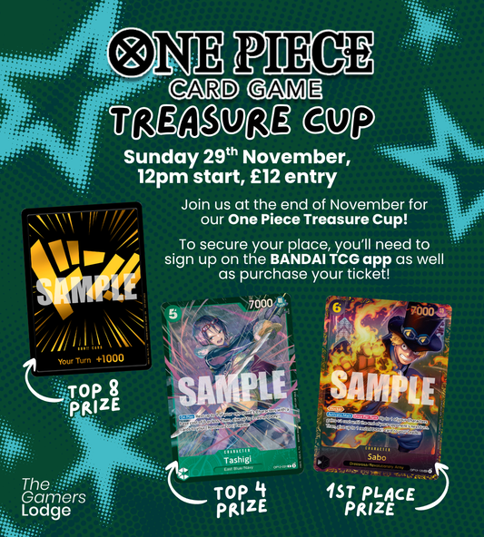 One Piece Card Game - Treasure Cup Sunday 29th November