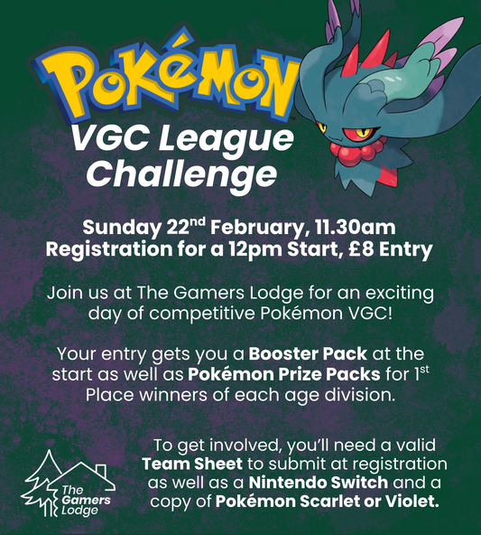 22/02/2026 - Pokemon VGC League Challenge Event Ticket