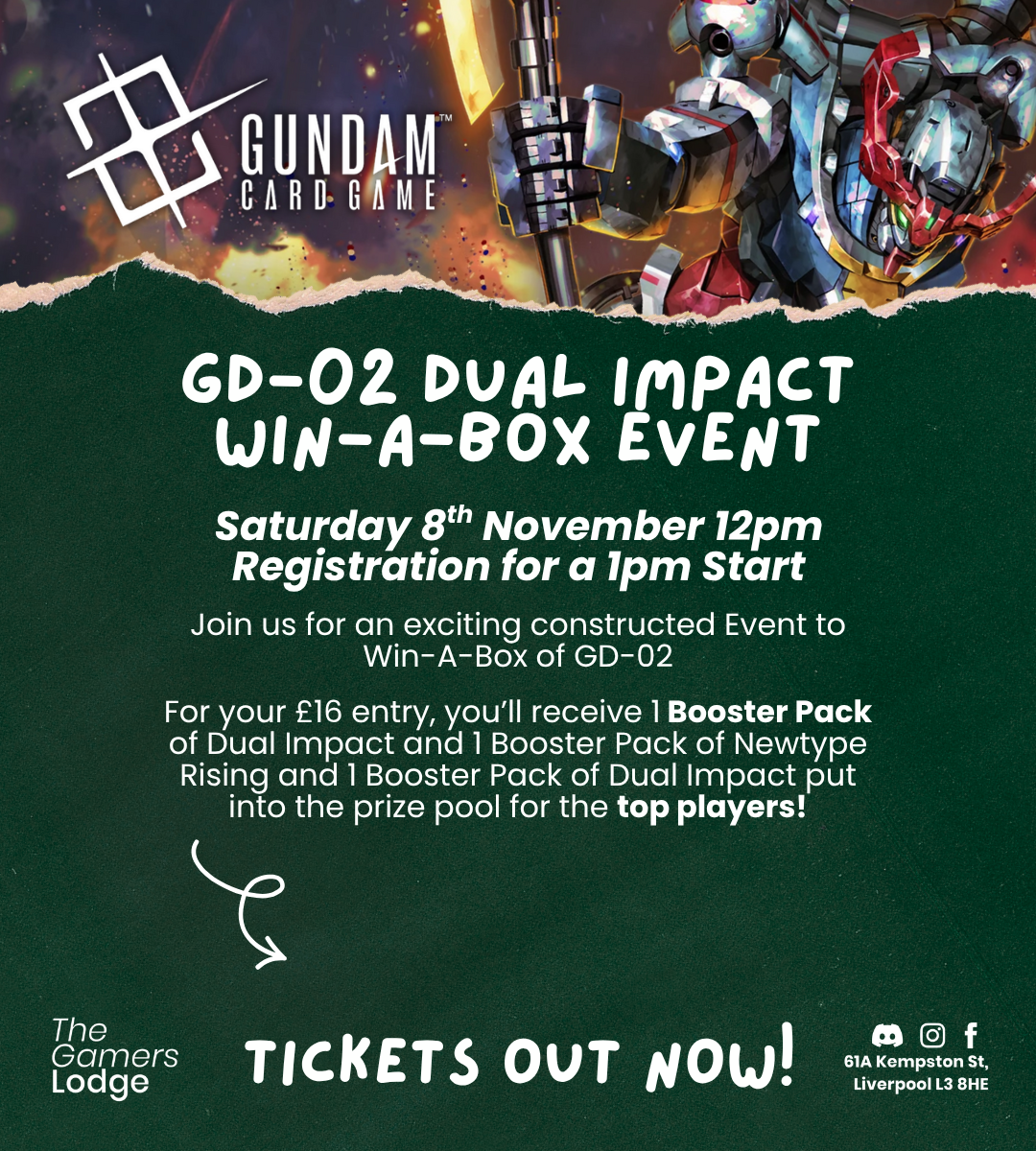 08/11/25 Gundam GD02 Win-A-Box Event Ticket
