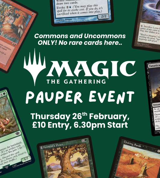 26/02/26 MTG Pauper Event TICKET
