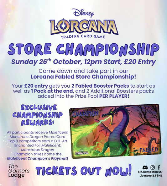 26.10.25 - Lorcana Store Championship Fabled