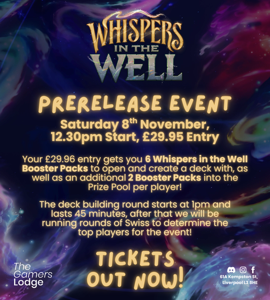 08.11.25 Lorcana TCG Pre Release Event - Whispers in the well