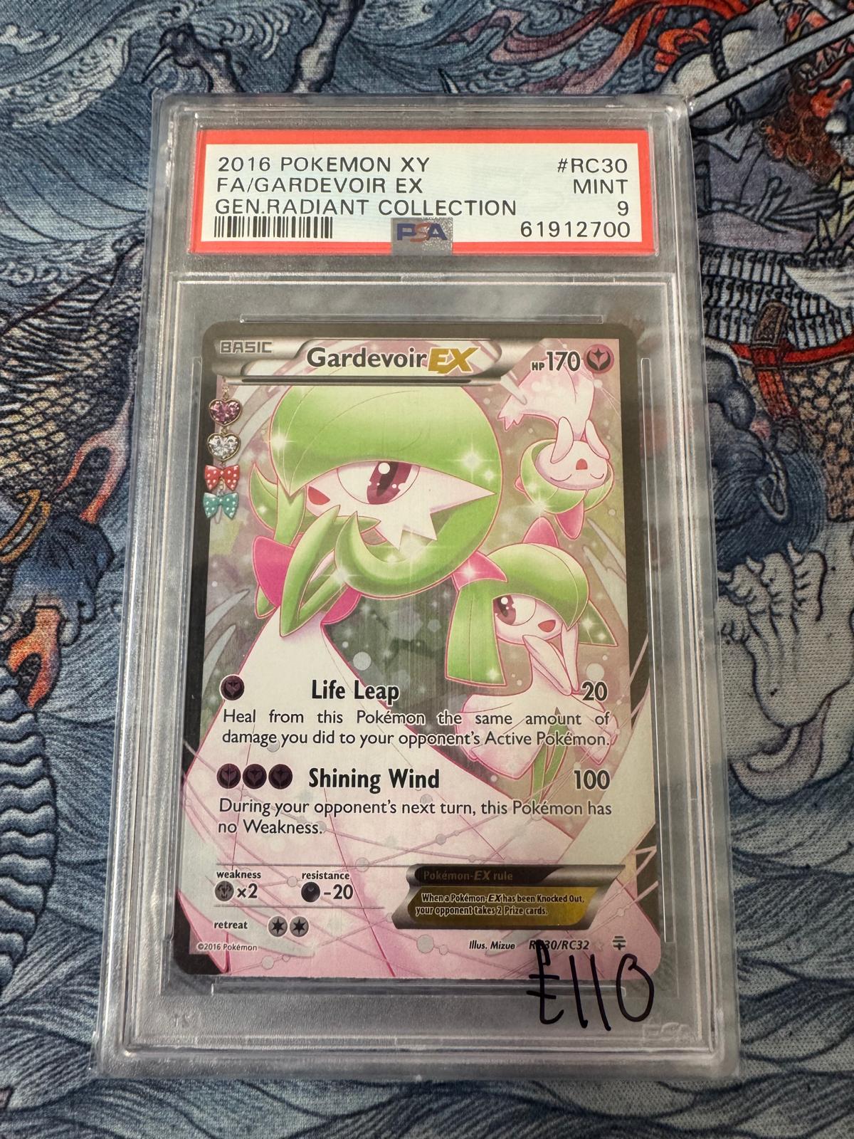 2016 Gardevoir EX Full Art RC30/RC32 – PSA 9 Mint – Generations Radiant Collection – Pokémon TCG