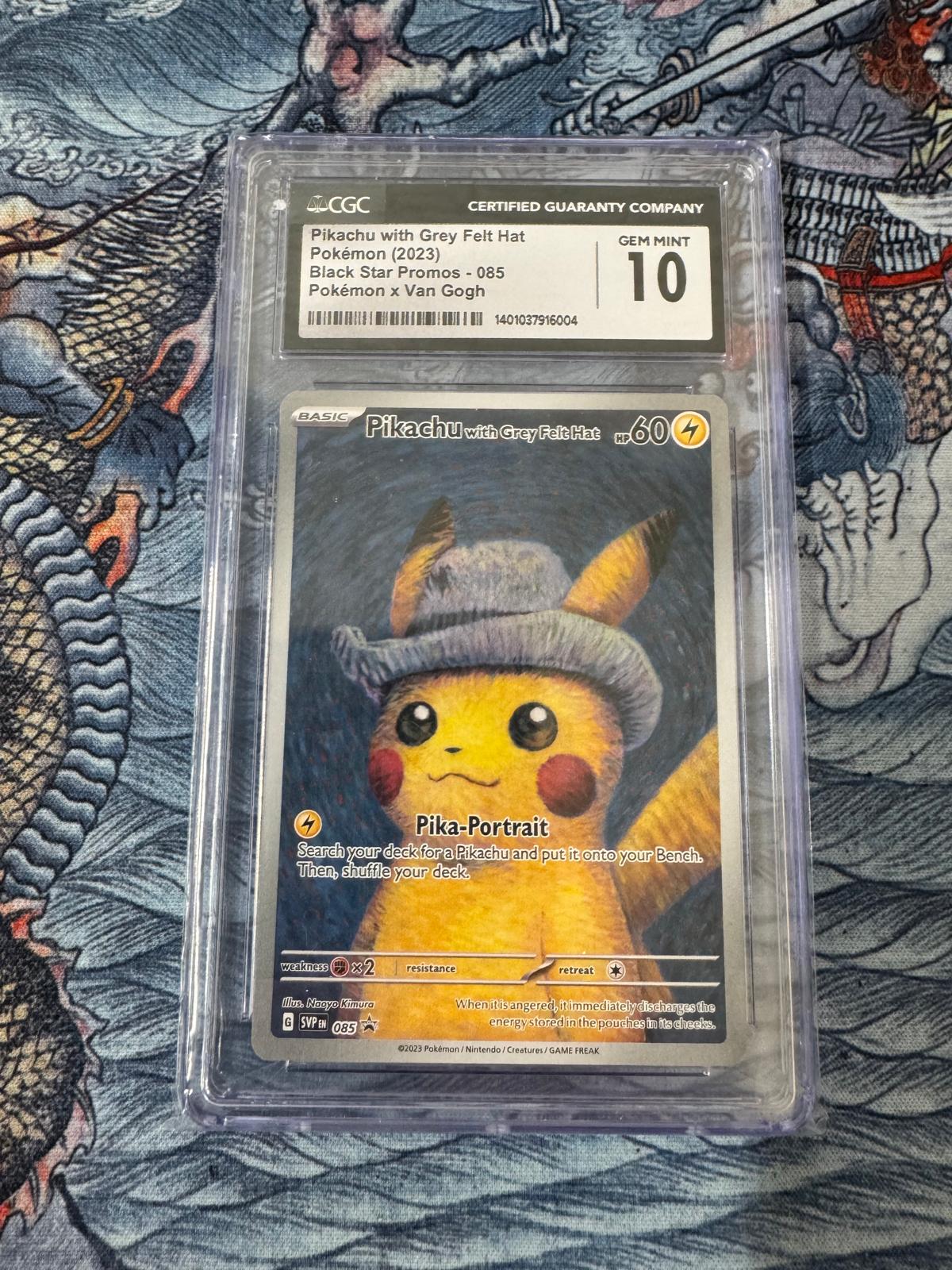 Pikachu Van Gogh Promo – CGC 10 GEM MINT – 2023 Pokémon x Van Gogh Museum – SVPEN 085