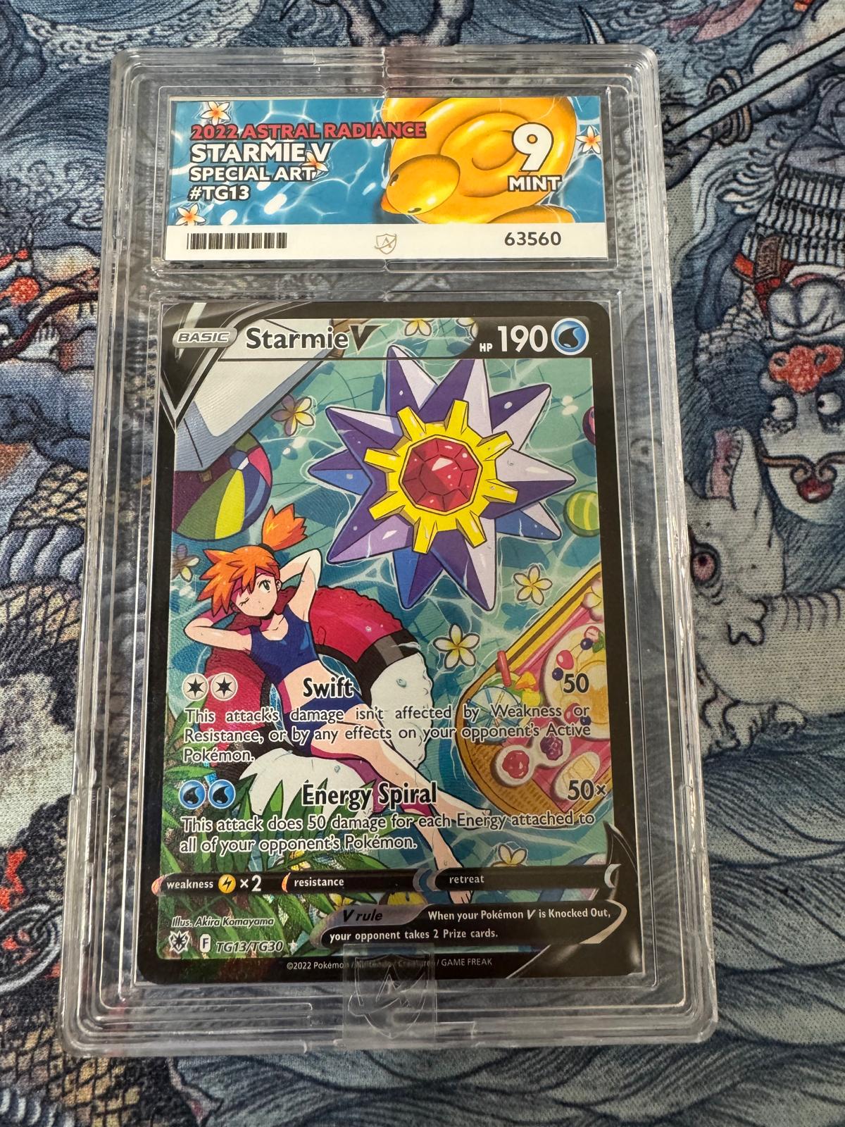 Starmie V Trainer Gallery TG13 – ACE 9 Mint – Misty Special Art – Astral Radiance Pokémon Card