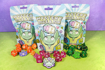 Mystery Dice Goblin: Mystery Dice Blind Bag & Pin