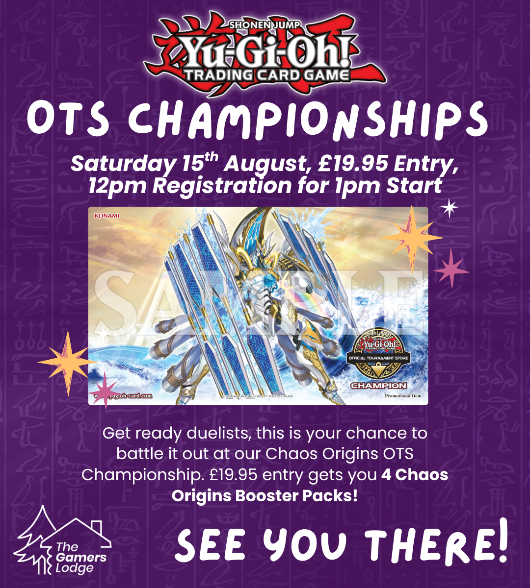 TICKET - Yu-Gi-Oh! TCG: CHAOS ORIGINS OTS - Saturday 15/08/2026