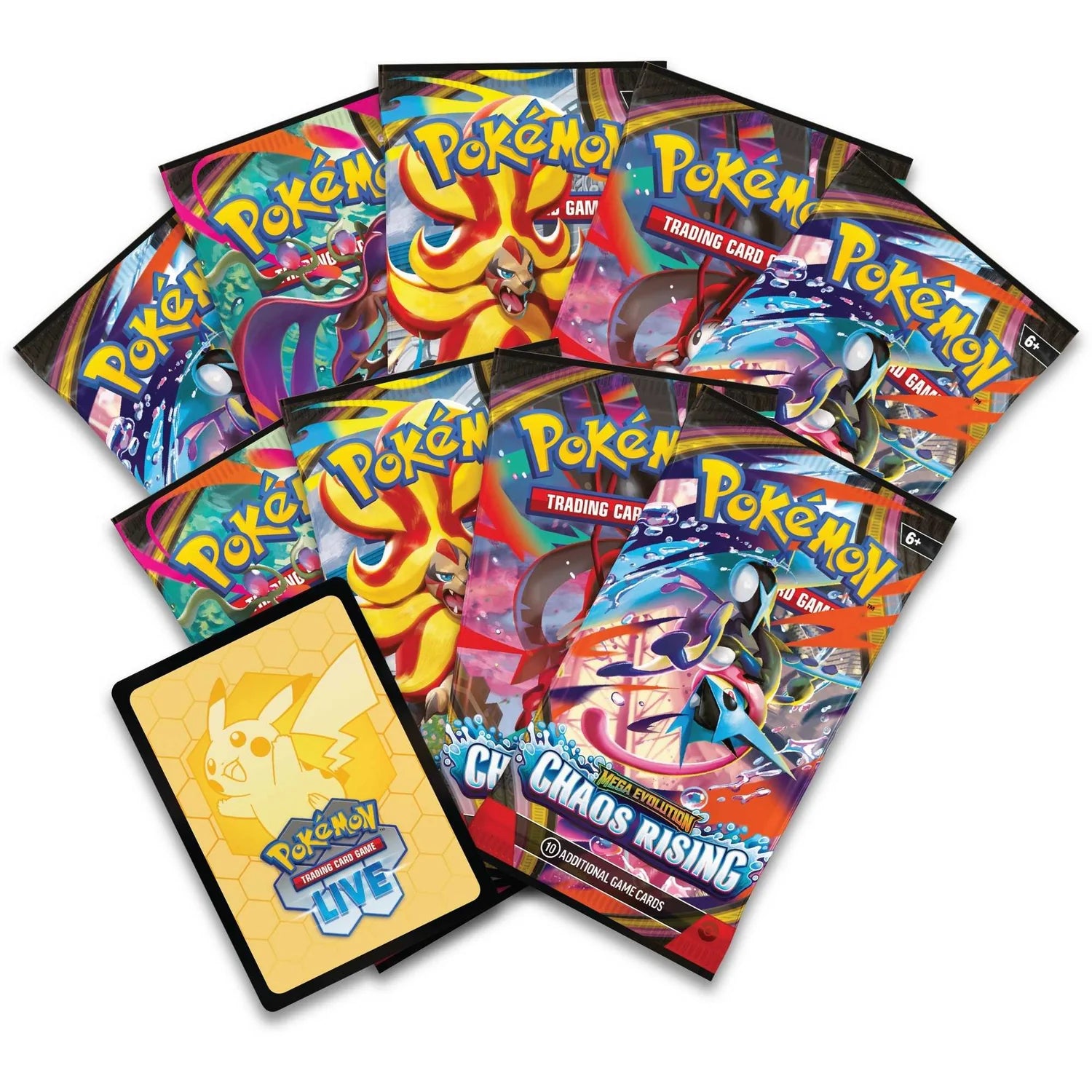 PRE-ORDER: Pokémon TCG: Mega Evolution Chaos Rising - Elite Trainer Box