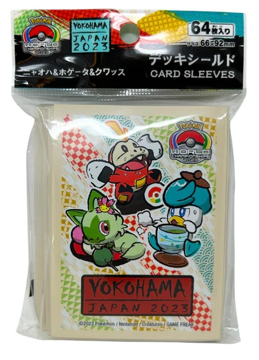 Pokemon Worlds Championships Yokohama 2023 Starter Pokemon Sleeves 64