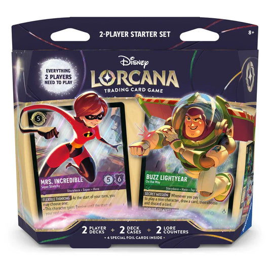 PRE-ORDER: Disney Lorcana - 2 Player Starter Deck - Wilds Unknown - Set 12