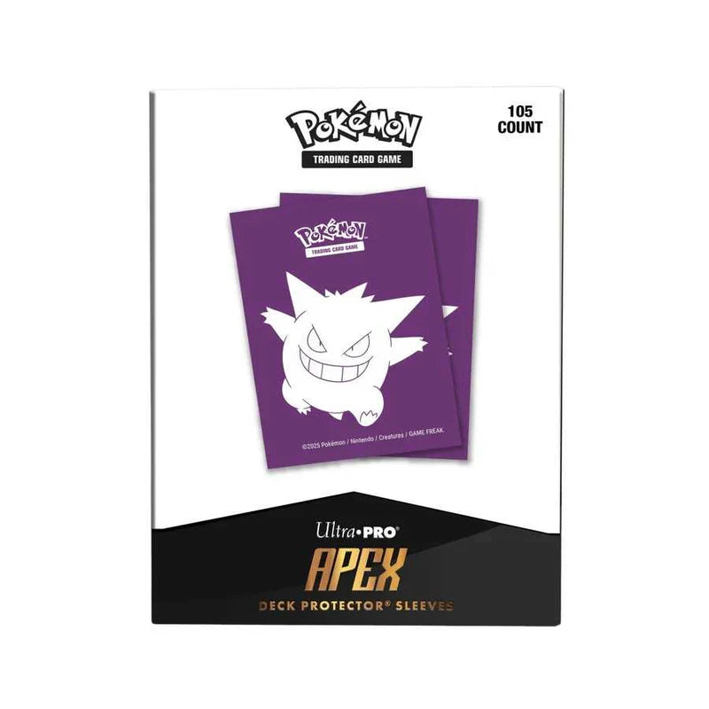 Pokémon Elite Series Genga Apex Deck Protector Sleeves 105ct