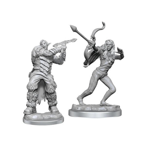 Wizkids: Critical Role Unpainted Miniatures: Ashari Stoneguard & Ashari Skydancer